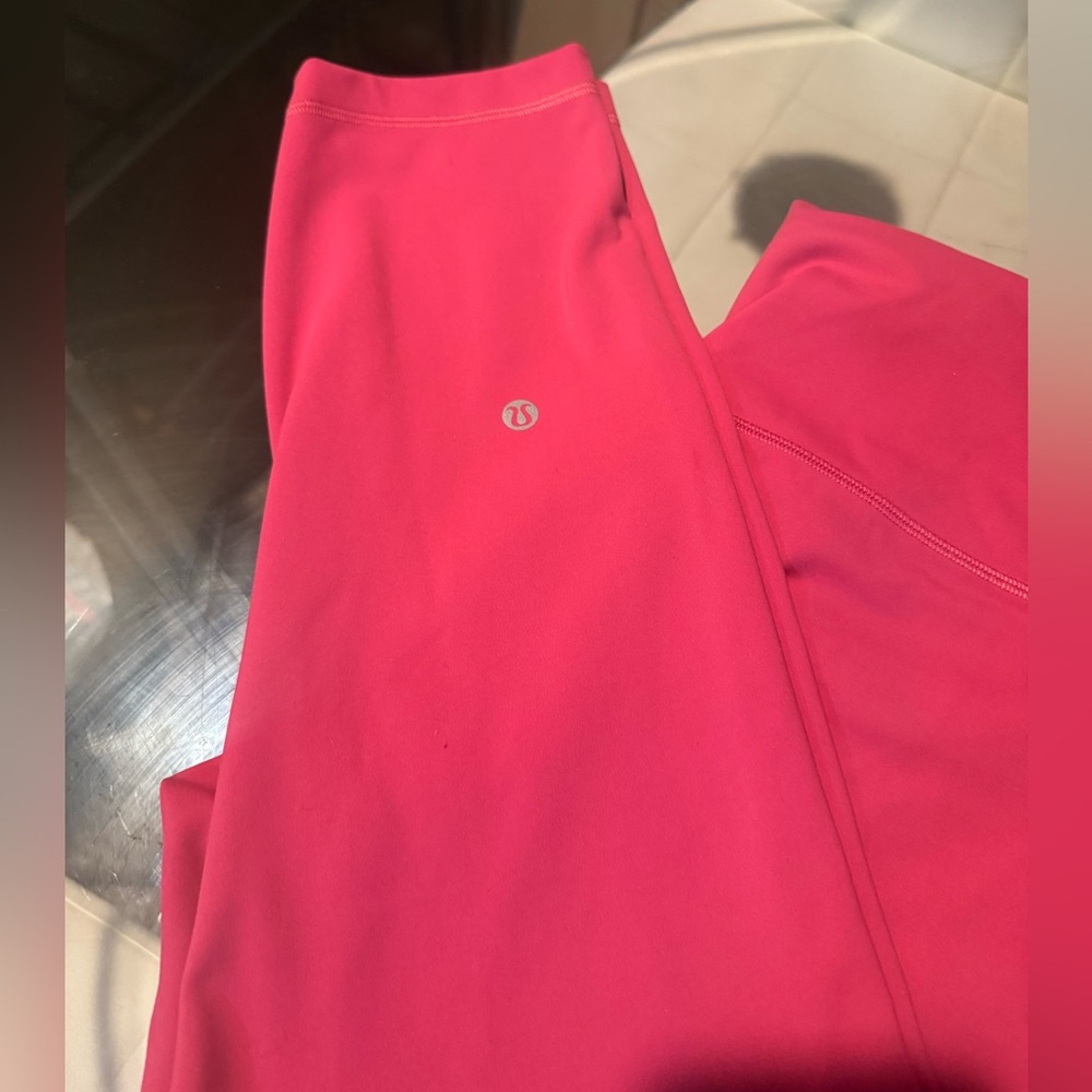 lululemon athletica Bright Pink High-Rise Athletic Leggings